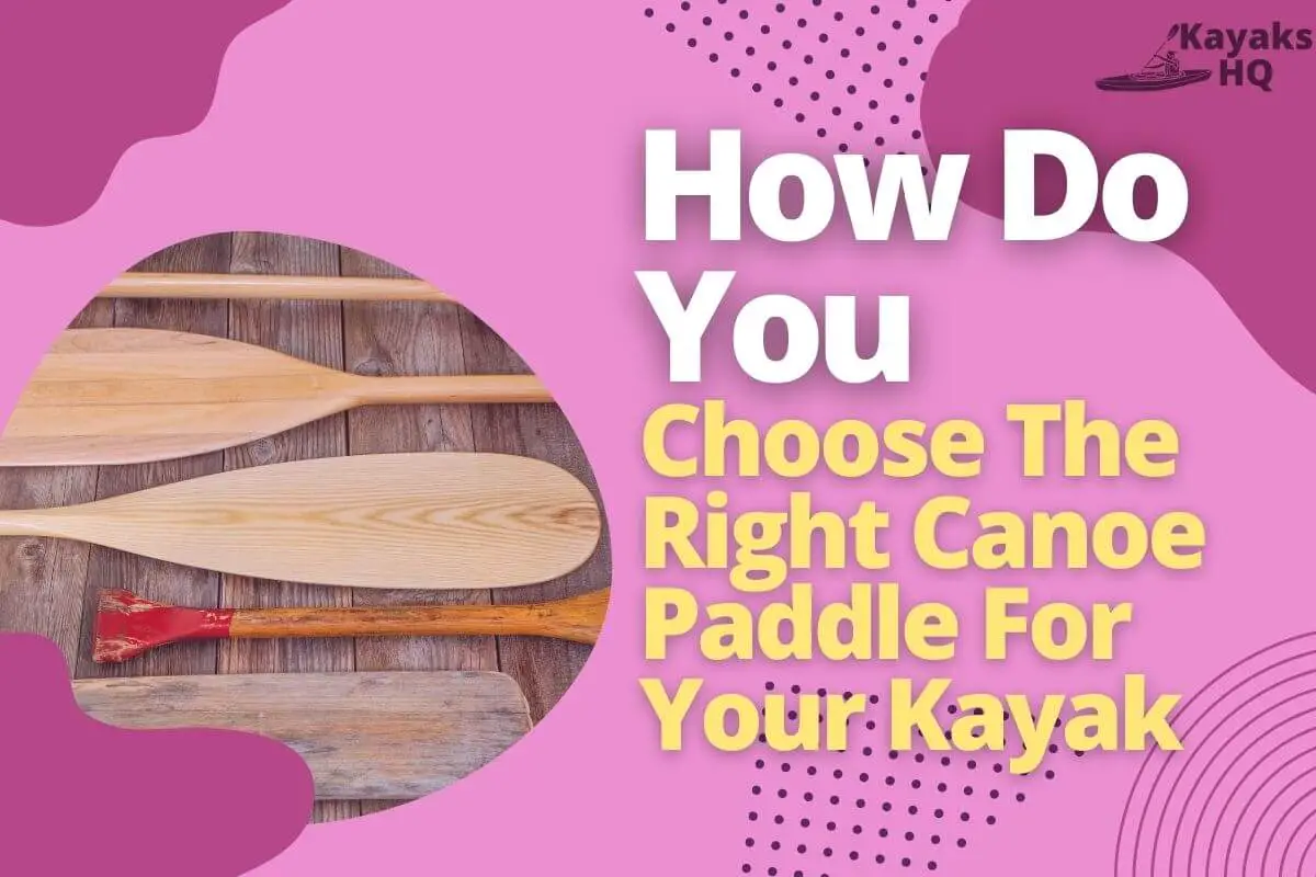 Can I Use A Canoe Paddle With A Kayak (Things to Know)