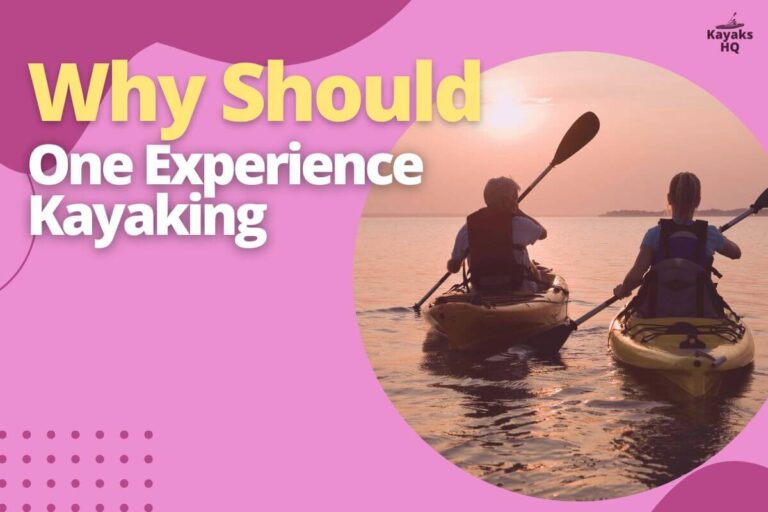 Why Should One Experience Kayaking (Reasons To Know)