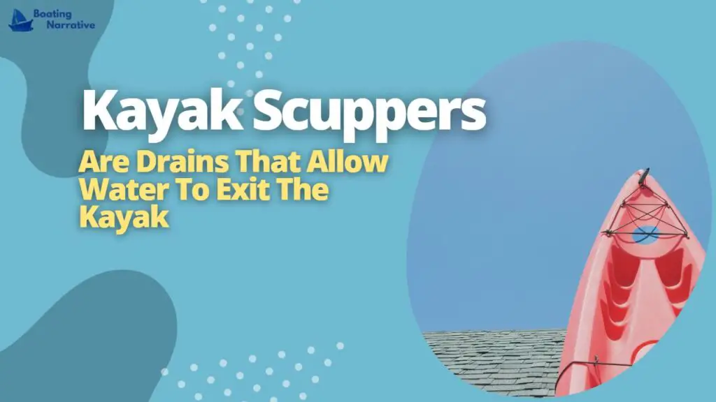 Kayak Scuppers Are Drains That Allow Water To Exit The Kayak